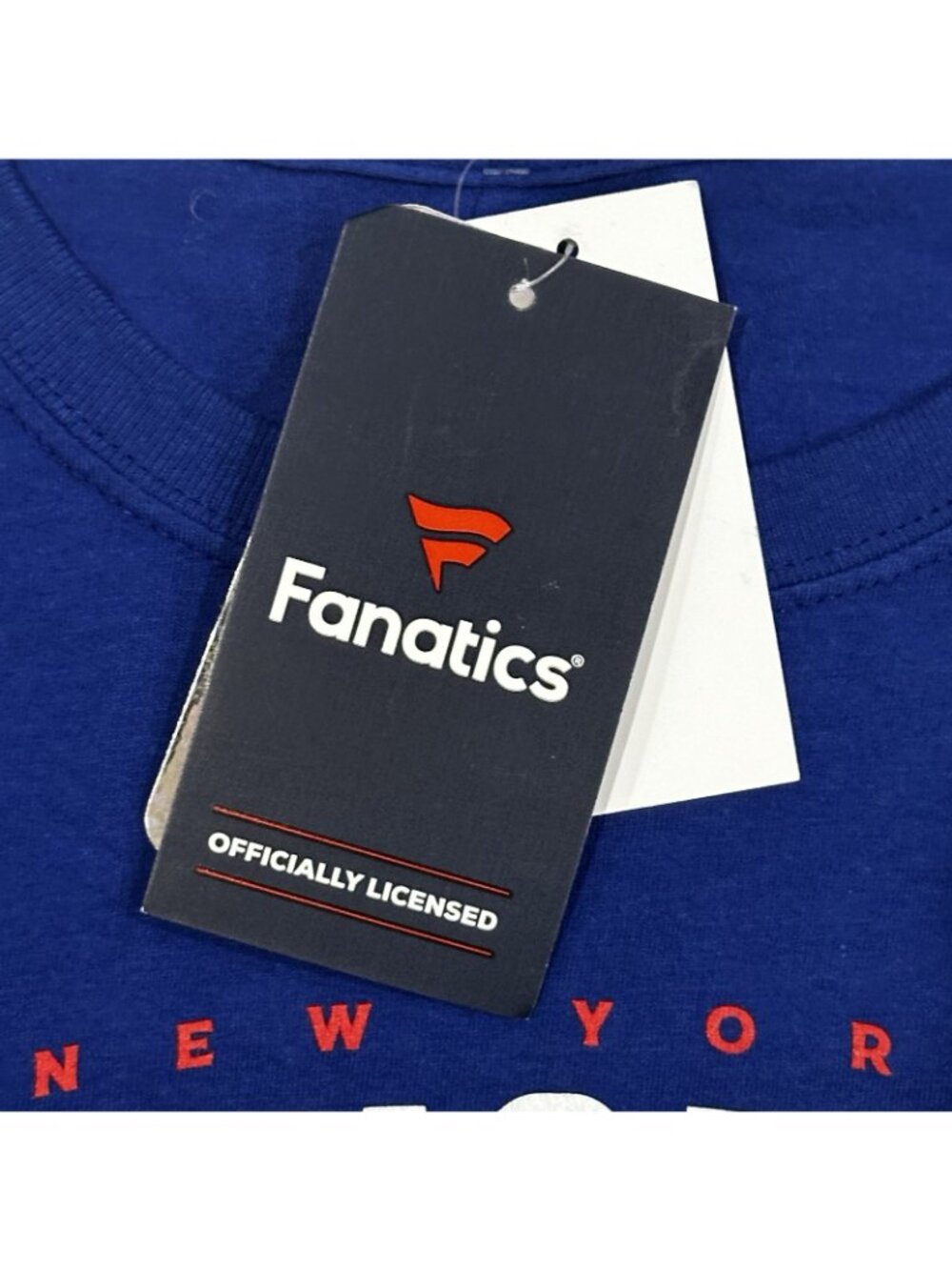 New York Rangers Long Sleeve Shirt Blue Fanatics NHL Licensed Mens Small - Picture 6 of 7